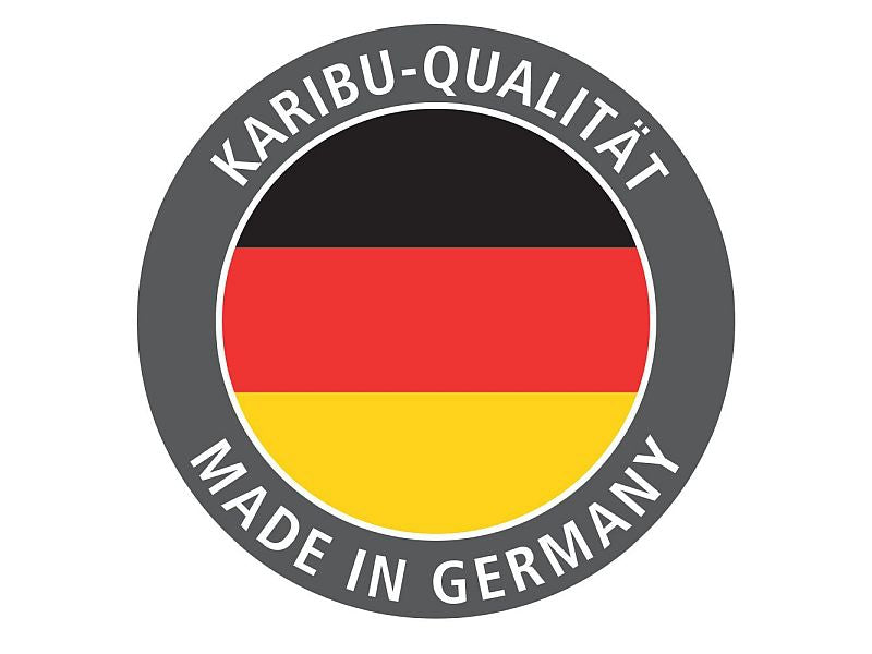 Karibu Gartenhaus Northeim 3 naturbelassen 38 mm