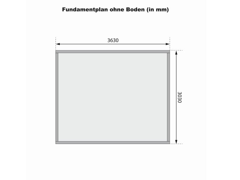 Karibu Gartenhaus Radeburg 2 terragrau 38 mm