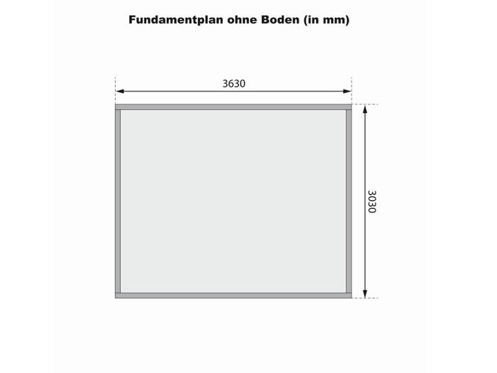 Karibu Gartenhaus Radeburg 2 terragrau 38 mm