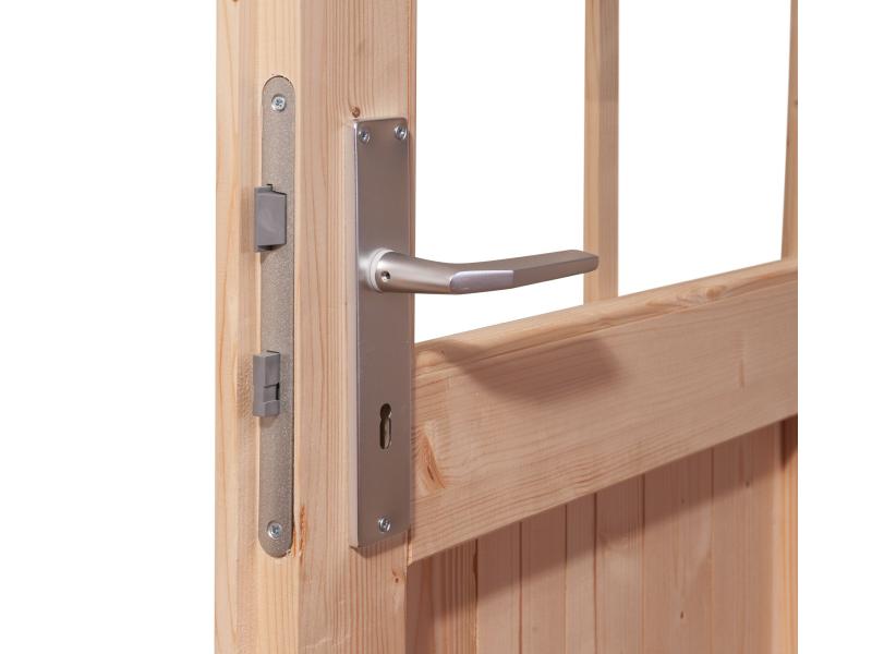 Karibu Gartenhaus Ravenna 1 terragrau, inkl. Fußboden und Dachschindeln (schwarz)