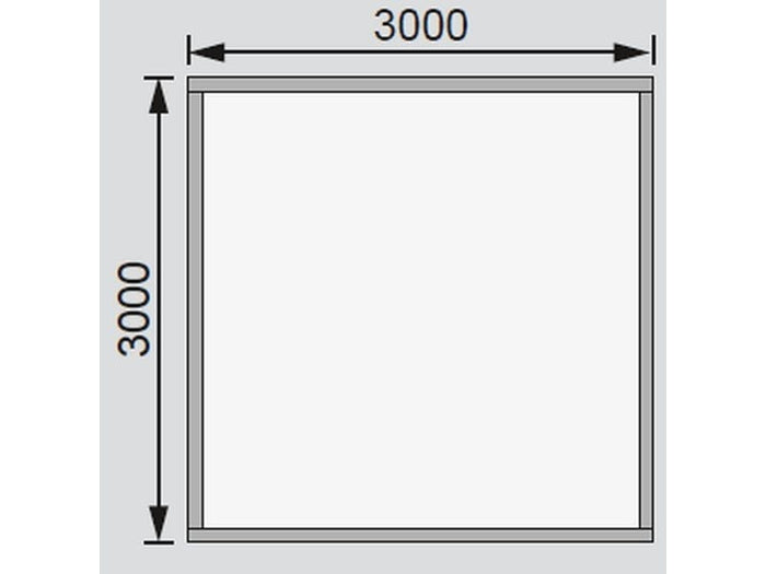 Karibu Gartenhaus Ravenna 3 natur