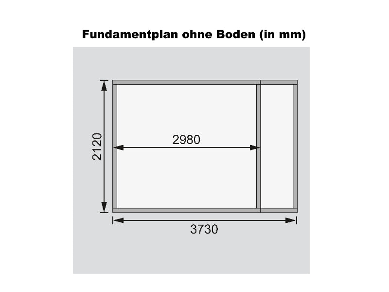 Karibu Gartenhaus Retola 5 inkl. Anbauschrank