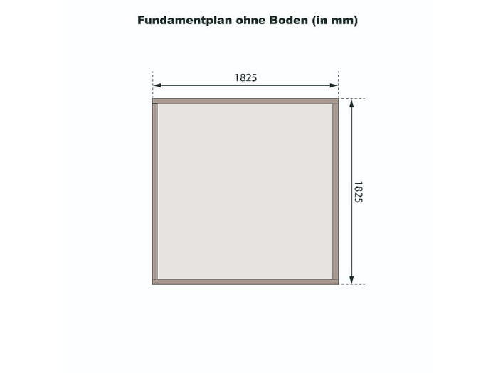 Karibu Gartenhaus Stockach 2, schwarz