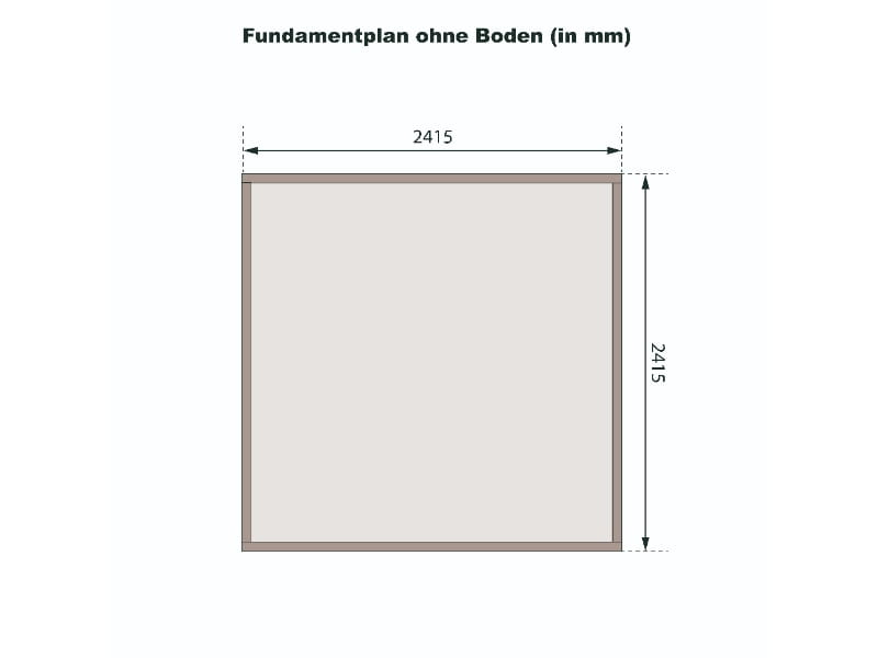 Karibu Gartenhaus Stockach 4 in schwarz