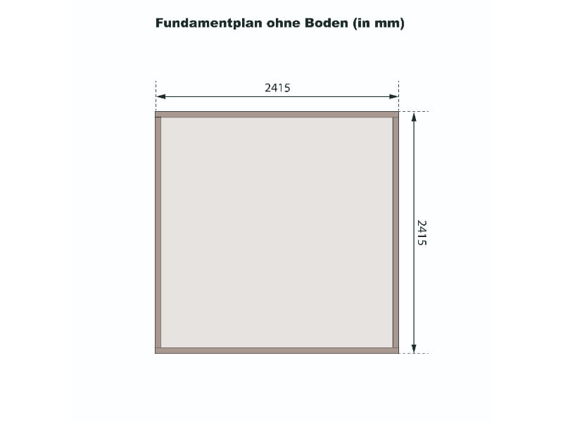 Karibu Gartenhaus Stockach 4 in terragrau