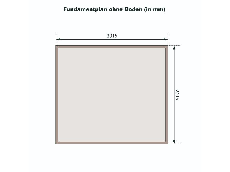 Karibu Gartenhaus Stockach 5 in schwarz