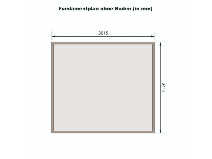 Karibu Gartenhaus Stockach 5 in schwarz