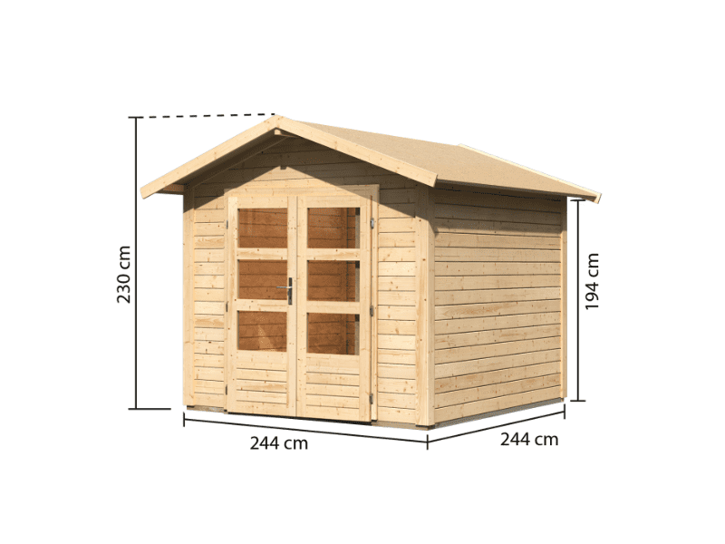 Karibu Gartenhaus Talkau 4