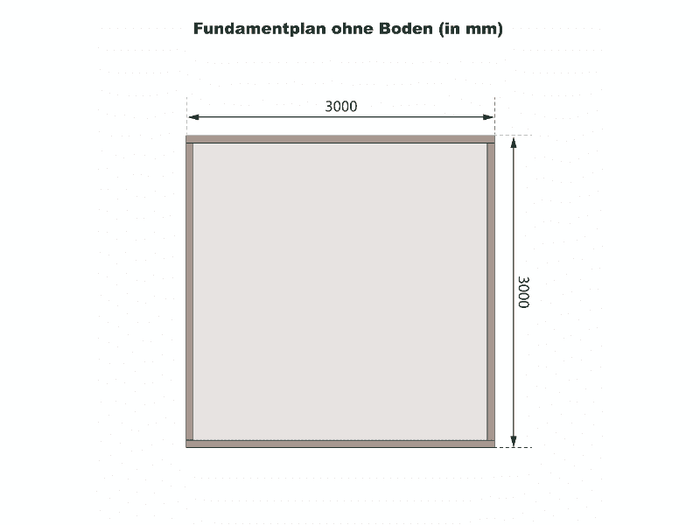 Karibu Gartenhaus Talkau 8 in terragrau 28 mm