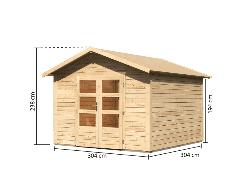 Karibu Gartenhaus Talkau 8