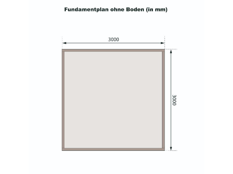 Karibu Gartenhaus Theres 7 natur 28 mm