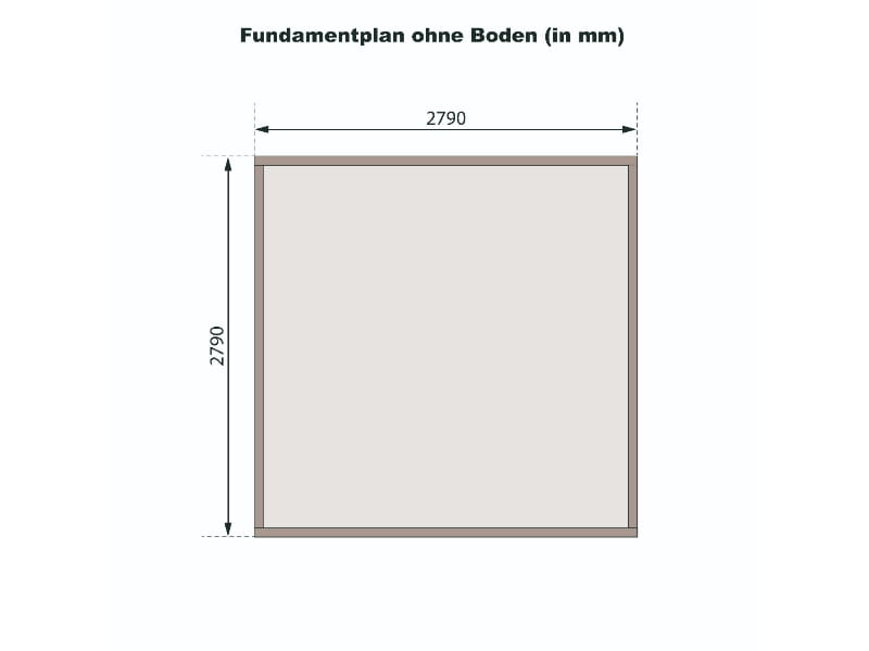 Karibu Gartenhaus Trittau 3 natur