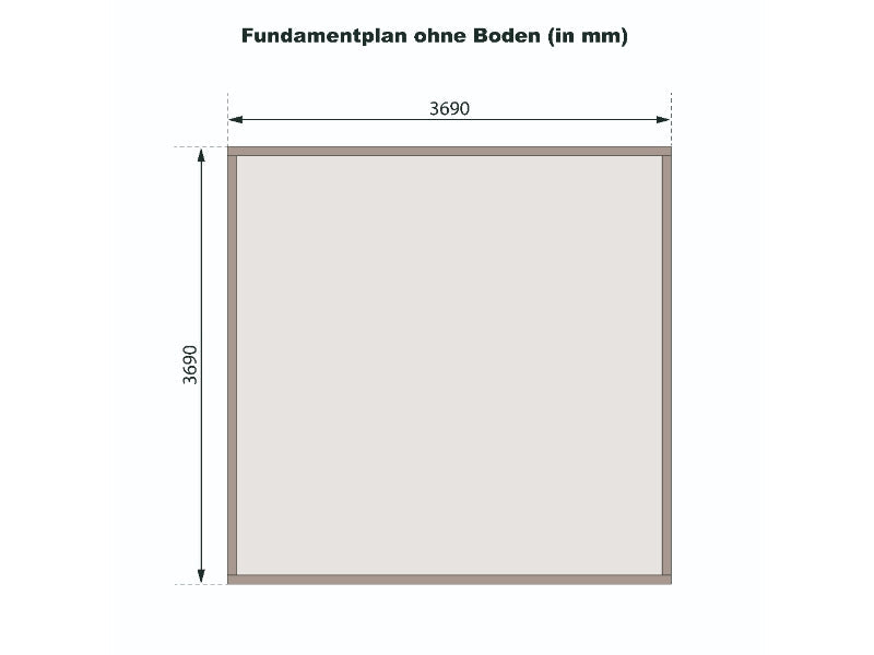Karibu Gartenhaus Trittau 6 natur