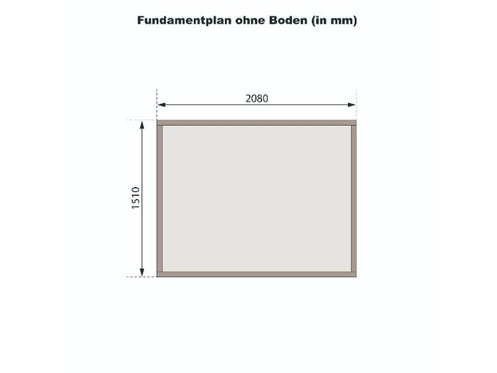 Karibu Gerätehaus Merseburg 3 natur 14 mm