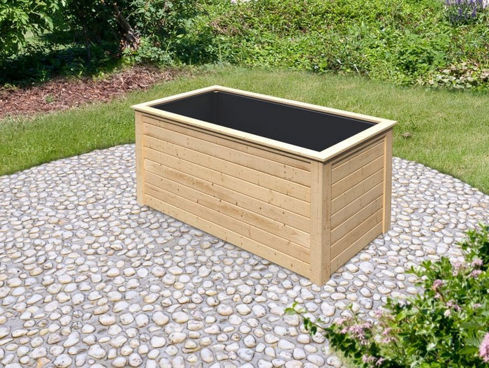 Karibu Hochbeet 1 natur 28 mm