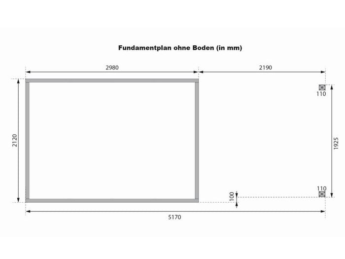 Karibu Hybrid Gartenhaus Jupiter 4 A naturbelassen/anthrazit, inkl. 2,35 m Anbaudach