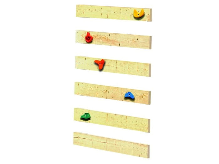 Karibu Kletterwand Eco mit 5 Handgriffen