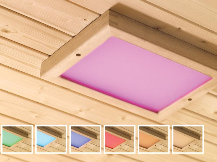 Karibu LED Farblicht Größe 2 inkl. Fernbedienung