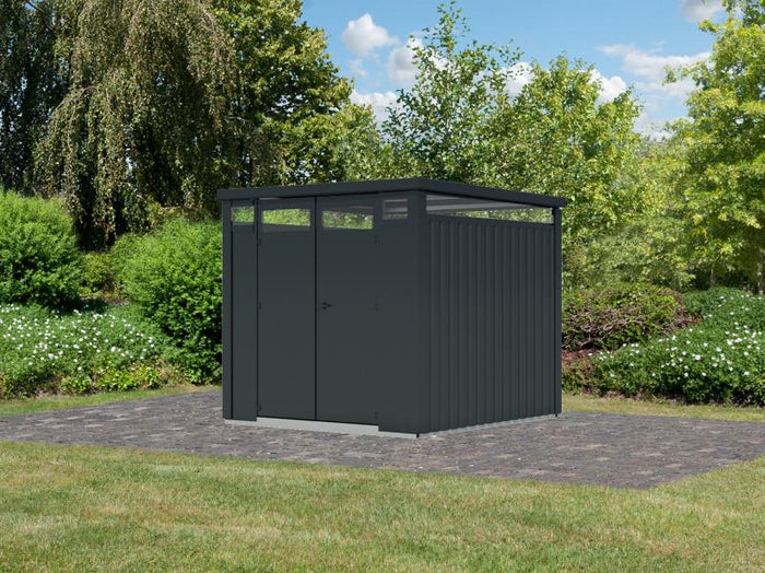 Karibu Metallgerätehaus Osten 2, anthrazit