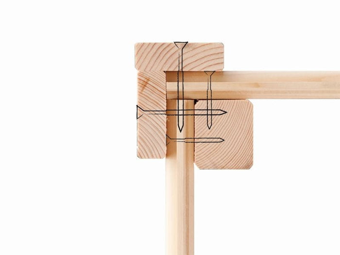 Karibu Multifunktionshaus Pultdach mit Schrank und Anbaudach 19 mm