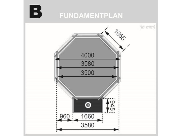 Karibu Pool Modell 1 Variante B