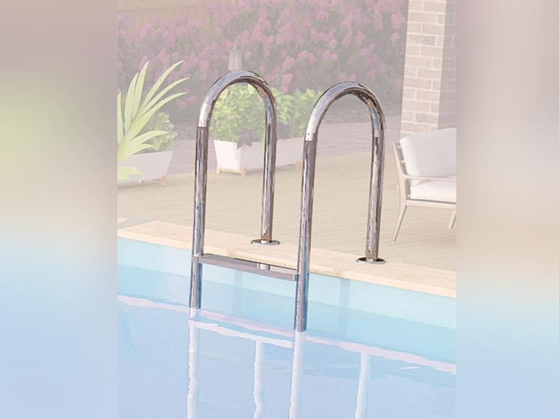 Karibu Pool Modell 1 X im Set mit Terrasse , Filteranlage und Skimmer, kdi - Folie Blau