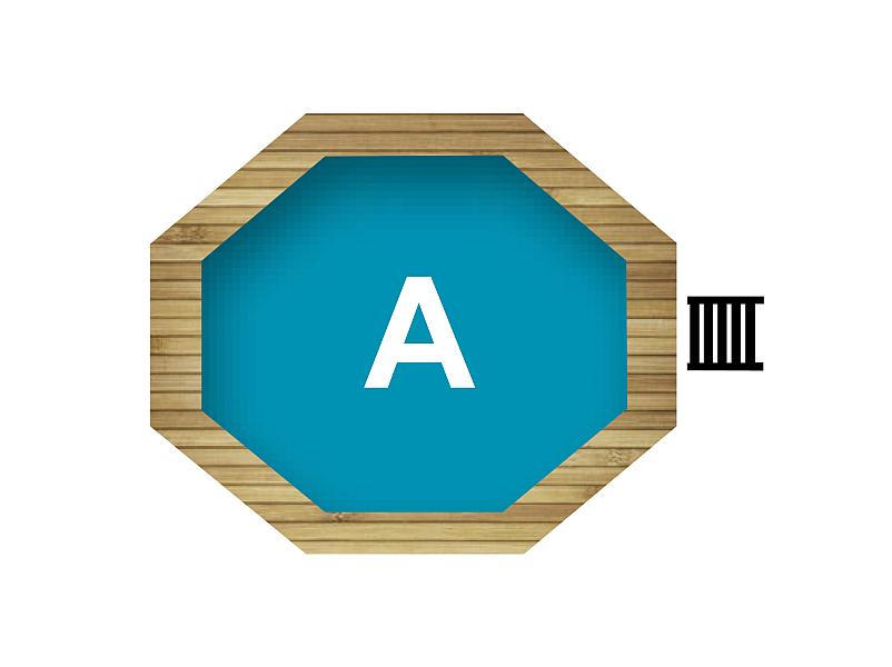 Karibu Pool Modell 1 X kdi - Folie Blau