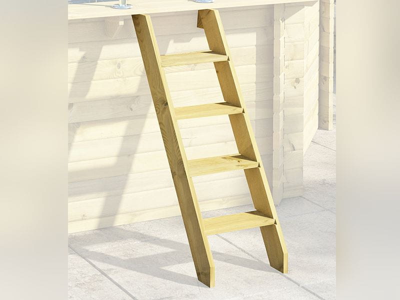 Karibu Pool Modell 2 Variante B, mit Terrasse inkl. Filterpaket und Skimmer