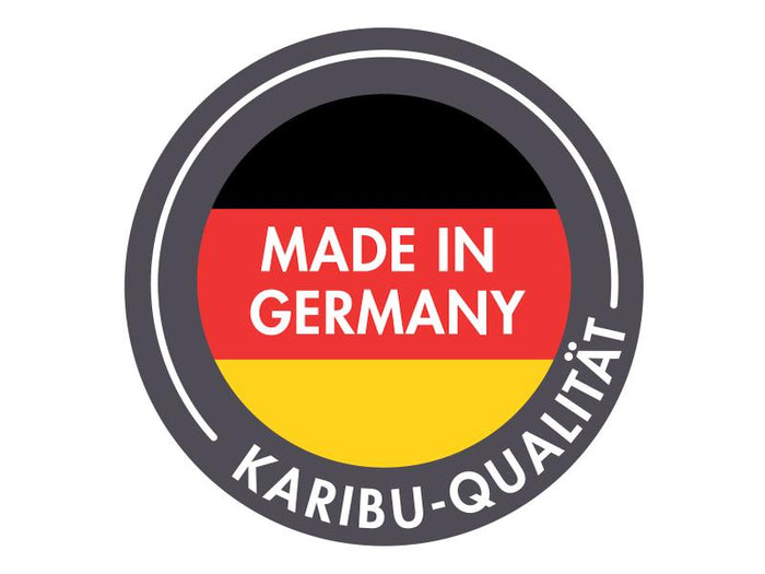 Karibu Pool Modell 2 X im Set mit Filteranlage und Skimmer, kdi - Folie Blau