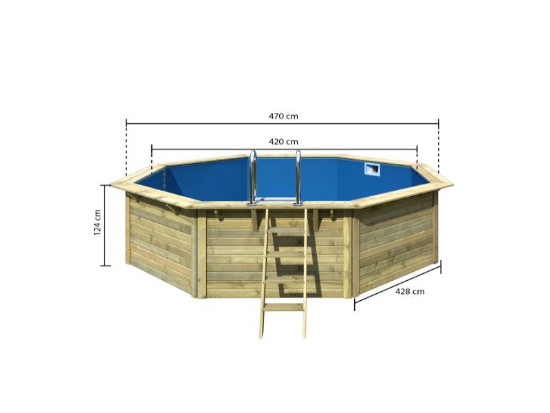 Karibu Pool Modell 2 X kdi - Folie Blau
