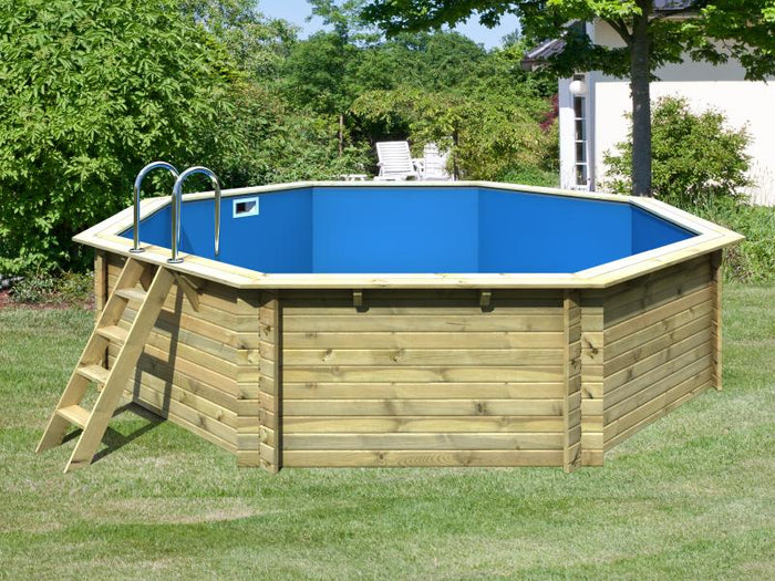 Karibu Pool Modell 3 Variante A im Set mit Filterpaket groß und Skimmer