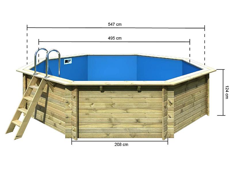 Karibu Pool Modell 3 Variante A