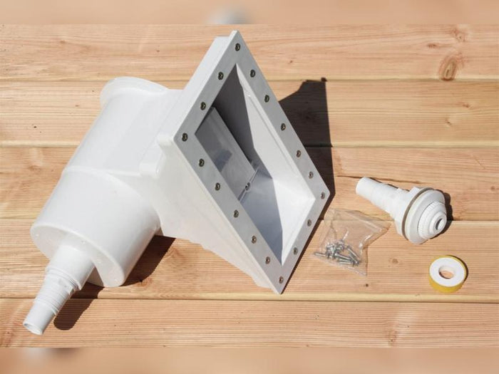 Karibu Pool Modell 4 Variante A, im Set mit Filterpaket groß und Skimmer