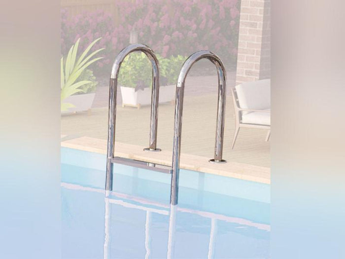 Karibu Pool Modell 4 Variante D, mit Terrasse im Set inkl. Filteranlage und Skimmer