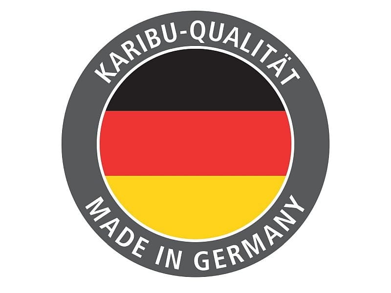 Karibu Pool Modell 4 X im Set mit Terrase kdi - Folie Blau