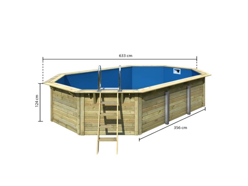 Karibu Pool Modell 4 X kdi - Folie Blau