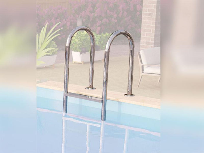 Karibu Poolleiter aus Edelstahl