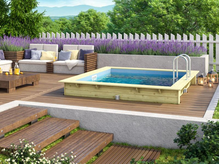 Karibu Rechteck Pool Größe 1