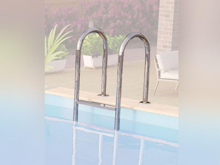 Karibu Rechteck Pool Größe 2 im Set inkl. Filterpaket, Terrasse 3,5 m und Seitenterrasse