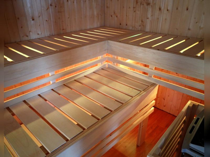 Karibu RGB+W Leuchtenset 4x750mm mit Fernbedienung/Bankunterbeleuchtung