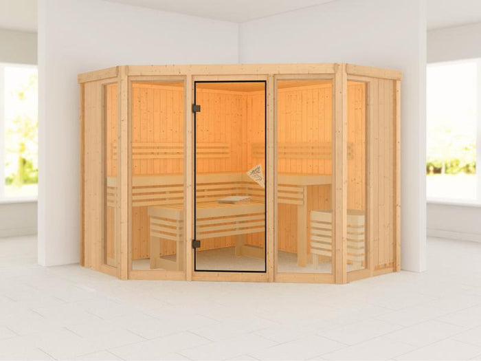 Karibu Sauna Alcinda ohne Ofen 68 mm