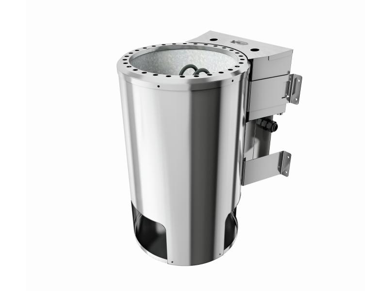 Karibu Sauna Avari 2 inkl. 3,6 kW Bioofen ext. Steuerung - ohne Dachkranz