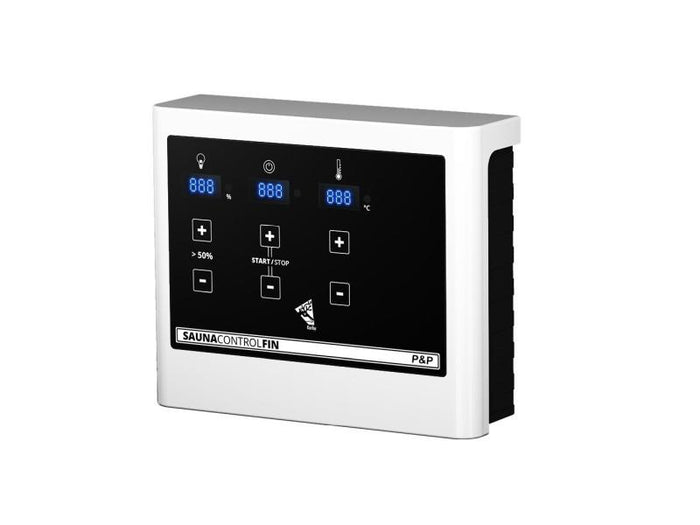 Karibu Sauna Avari 2 inkl. 3,6 kW Ofen ext. Steuerung - ohne Dachkranz