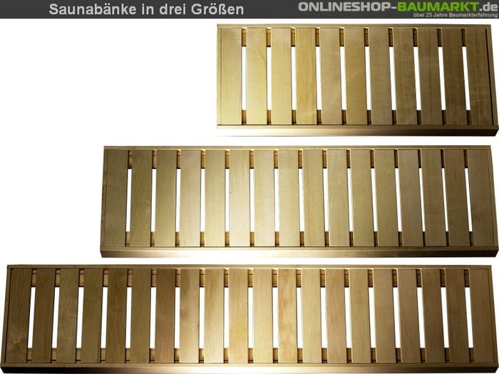 Karibu Sauna Bank Größe 1