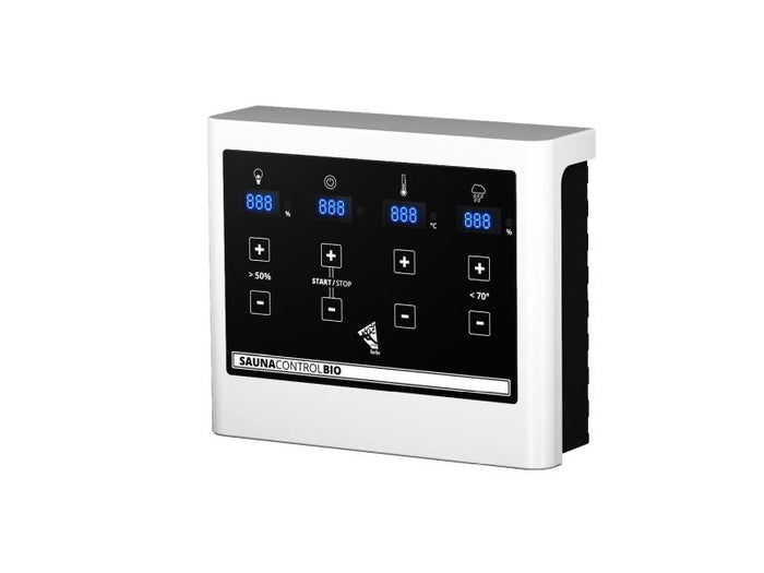 Karibu Sauna Bodin inkl. 9 kW Bioofen externer Steuerung, mit energiesparender Saunatür - ohne Dachk