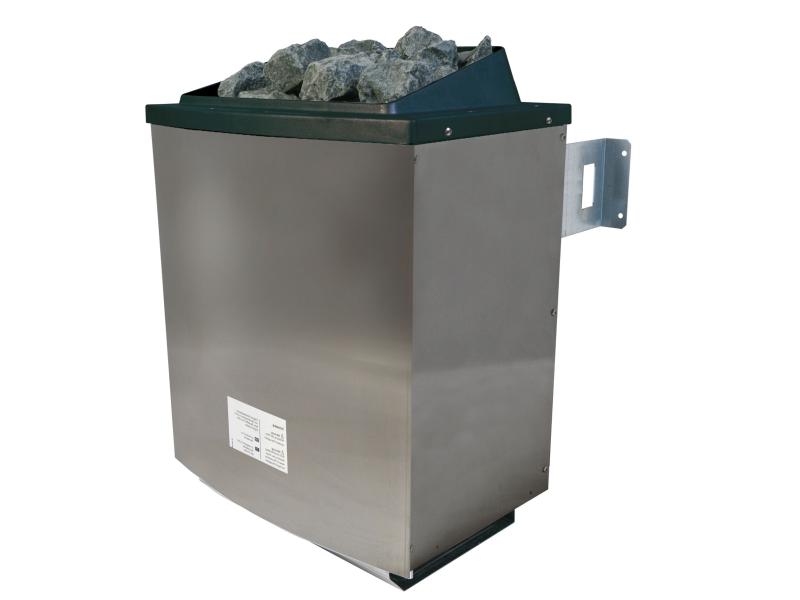 Karibu Sauna Bodin inkl. 9 kW Ofen externer Steuerung, mit energiesparender Saunatür -ohne Dachkranz