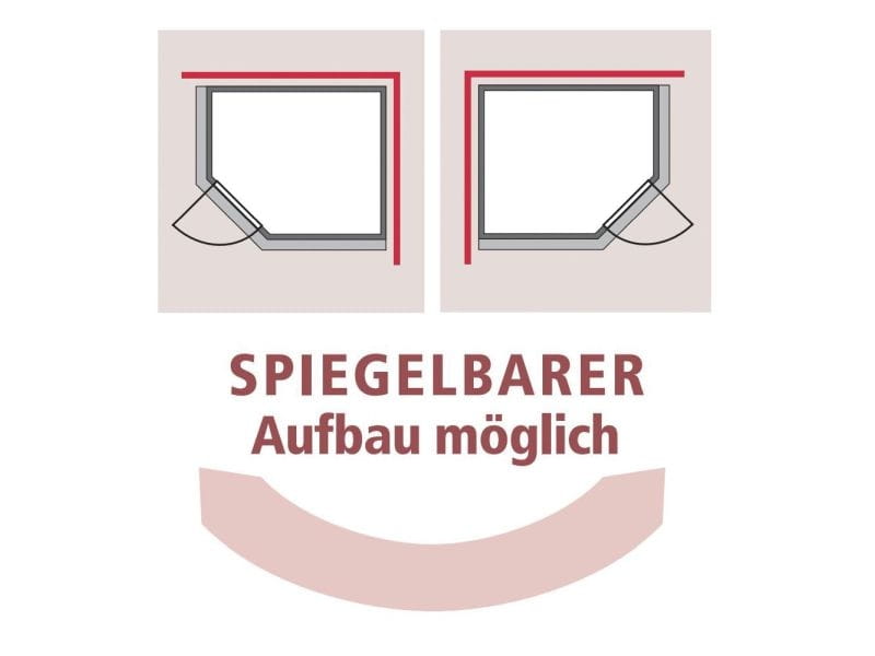 Karibu Sauna Sahib 1 ohne Ofen, mit Klarglas Ganzglastür -ohne Dachkranz-