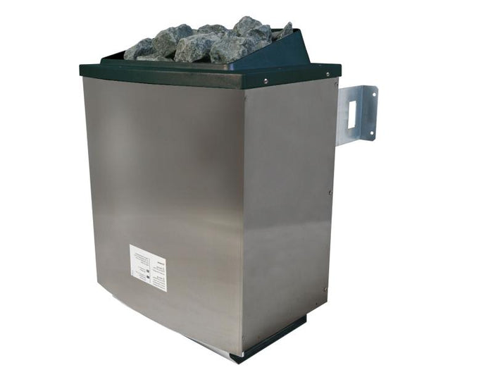 Karibu Saunahaus Hytti 1  38 mm - inkl. 9 kW Ofen ext. Steuerung - mit Energiespartür und Fußboden