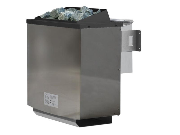 Karibu Saunahaus Mainburg 2 Set A naturbelassen -9 kW Bioofen ext. Steuerung