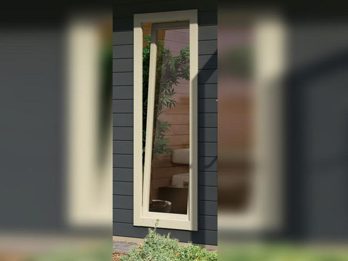 Karibu Saunahaus Mainburg 2 Set A ohne Ofen terragrau